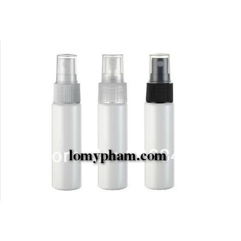 Chai trắng đục vai ngang nắp phun sương 30ml