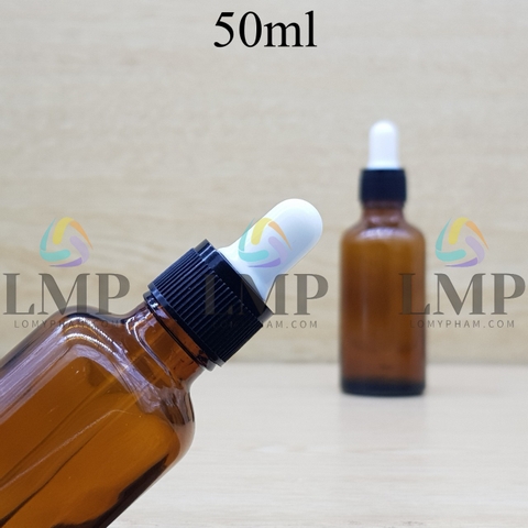 Chai tinh dầu nắp bóp khoen nhựa sọc 50ml