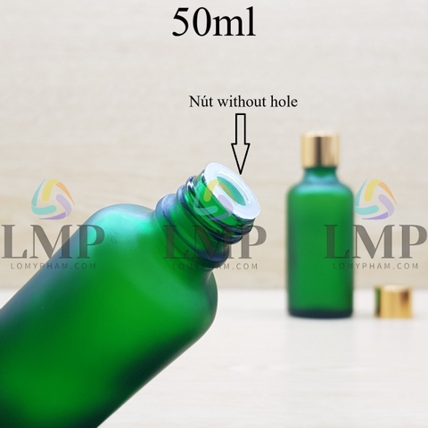 Chai tinh dầu phun mờ nắp xi KO viền 50ml
