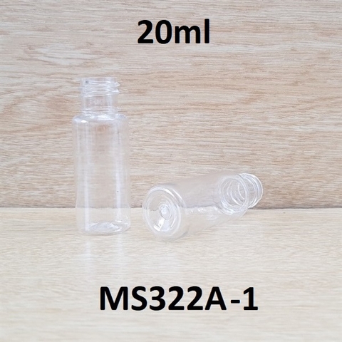 Thân chai vai ngang 20ml