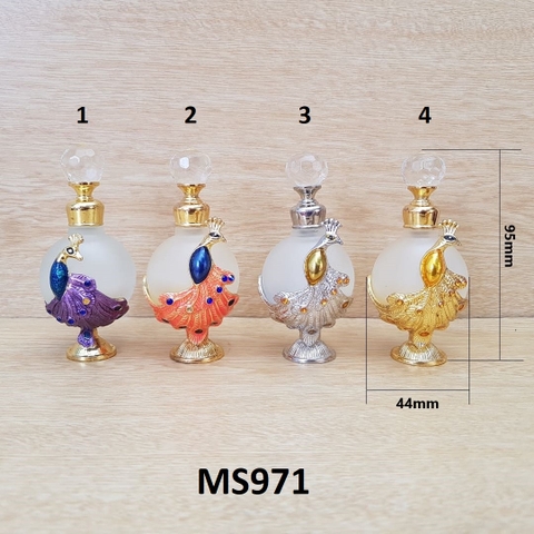 Chai nước hoa Dubai tròn chim công 20ml