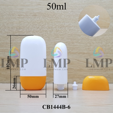 Tuýp kem chống nắng oval 30ml 50ml