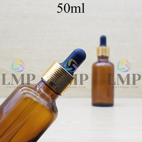 Chai tinh dầu nắp bóp khoen nhôm 50ml