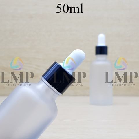 Chai tinh dầu phun mờ nắp bóp khoen nhôm 50ml