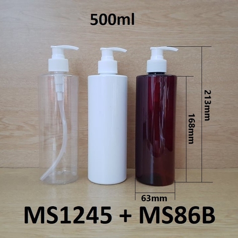 Chai PET 500ml cổ 28 vòi van