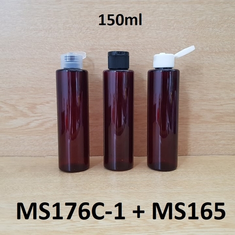 Chai nâu vai ngang nắp bật 150ml