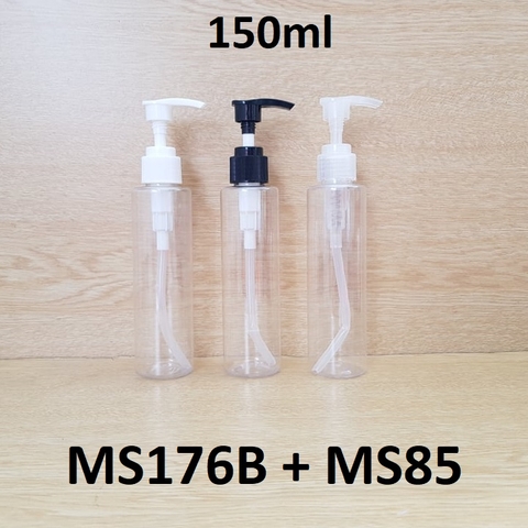 Chai trong vai ngang vòi van 150ml