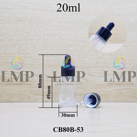 Chai thủy tinh nắp bóp khoen nhôm