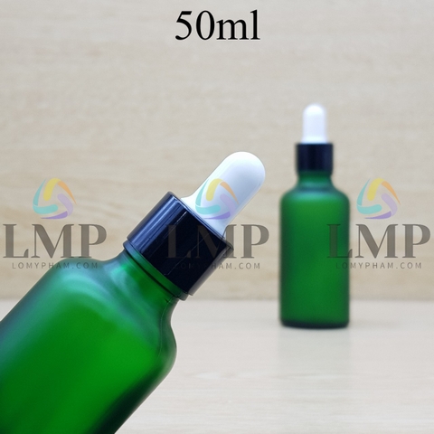 Chai tinh dầu phun mờ nắp bóp khoen nhôm 50ml