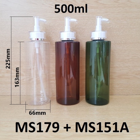 Chai vai ngang vòi voi 500ml
