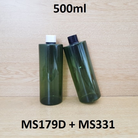 Chai rêu vai ngang nắp vặn 500ml