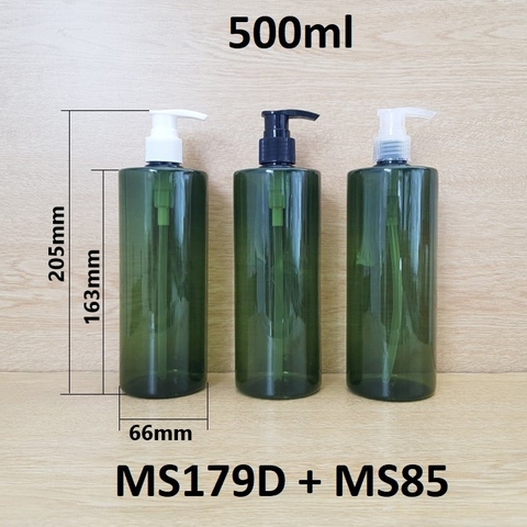 Chai rêu vai ngang vòi van 500ml