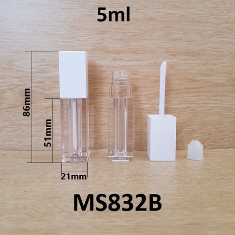 Lip HNH thân trong nắp trắng 5ml