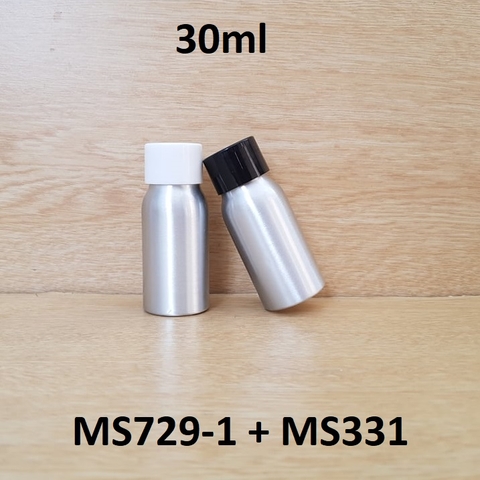 Chai nhôm nắp vặn 30ml