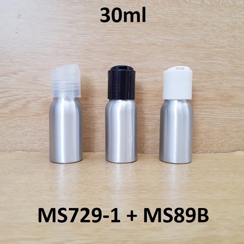 Chai nhôm nắp nhấn 30ml