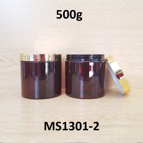 Hũ PET nâu 500g