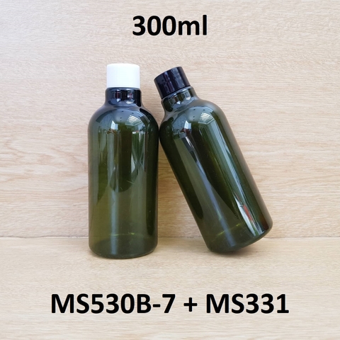 Chai rêu cổ cao tròn nắp vặn 300ml