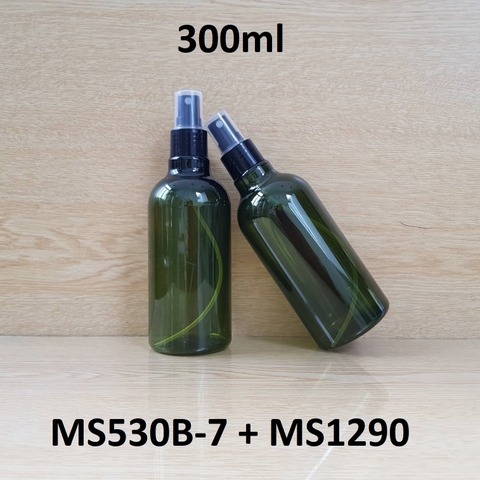 Chai rêu cổ cao tròn phun sương 300ml