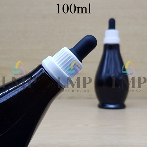 Chai đèn dầu nắp bóp sọc dày 100ml