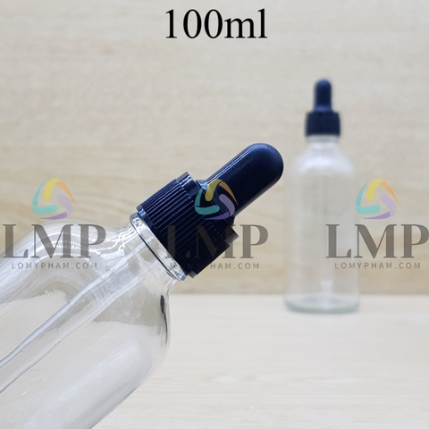 Chai tinh dầu nắp bóp khoen nhựa sọc 100ml