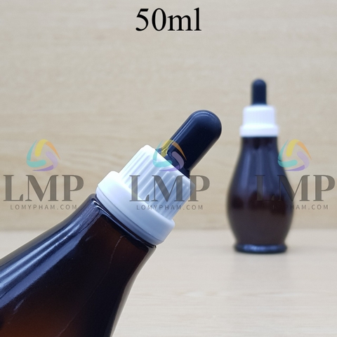 Chai đèn dầu nắp bóp sọc dày 50ml