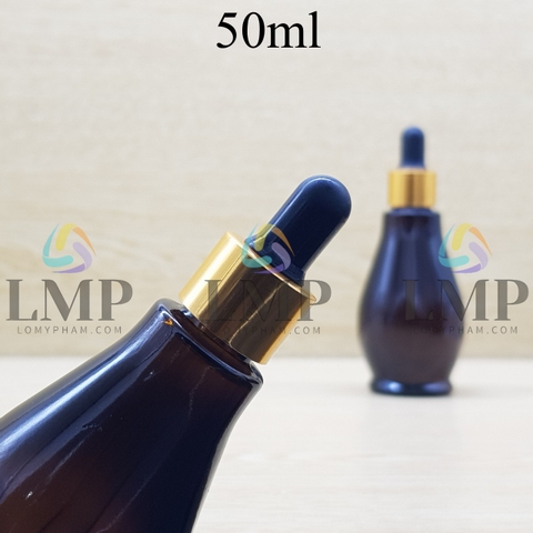 Chai đèn dầu nắp bóp khoen nhôm 50ml