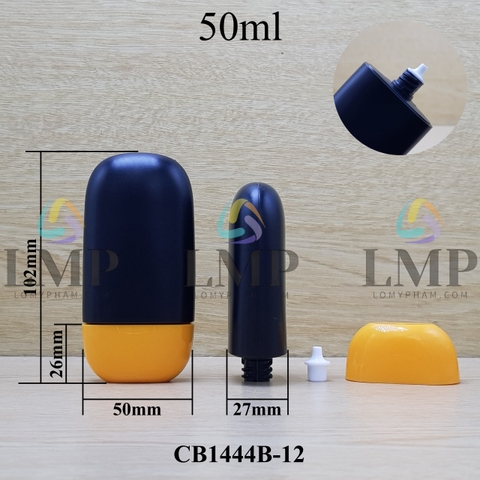 Tuýp kem chống nắng oval 30ml 50ml
