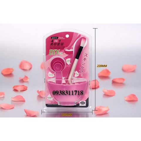 Bộ chén trộn mặt nạ DIY