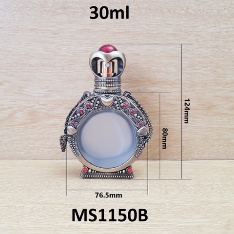 Chai Dubai chim ưng ruby màu đỏ 30ml