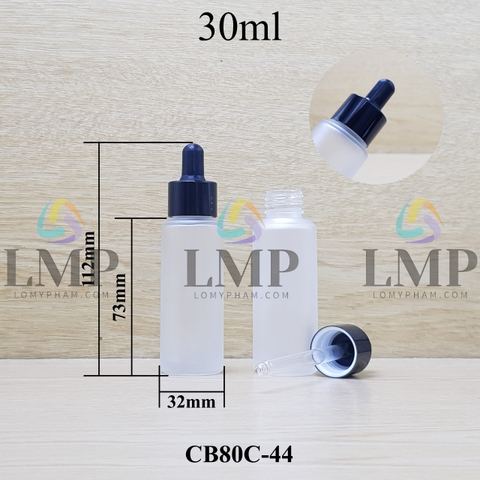 Chai thủy tinh nắp bóp khoen nhôm