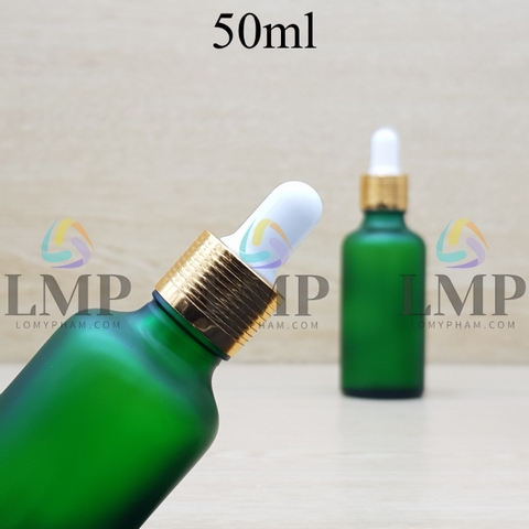 Chai tinh dầu phun mờ nắp bóp khoen nhôm 50ml