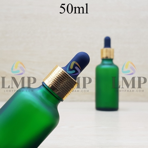 Chai tinh dầu phun mờ nắp bóp khoen nhôm 50ml