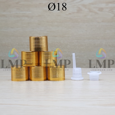 Nắp sọc Ø18 ( kèm nút chặn )