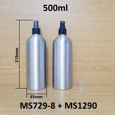 Chai nhôm xịt phun sương 500ml