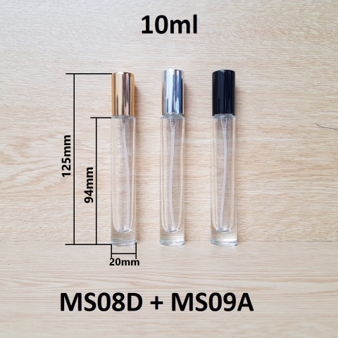 Chai tròn phun sương KO viền 10ml