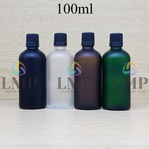 Chai tinh dầu phun mờ nắp nhựa mỏng 100ml