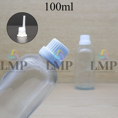 Chai tinh dầu nắp dày 100ml