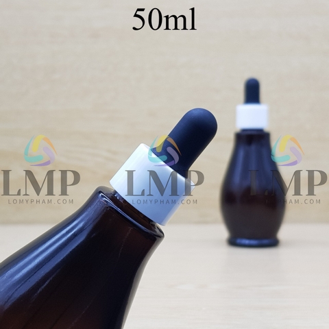 Chai đèn dầu nắp bóp khoen nhựa trơn 50ml
