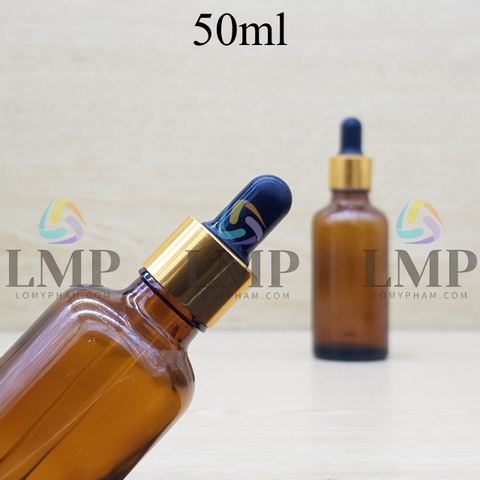 Chai tinh dầu nắp bóp khoen nhôm 50ml