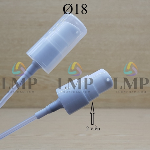 Đầu xịt giọt có 2 viền Ø18
