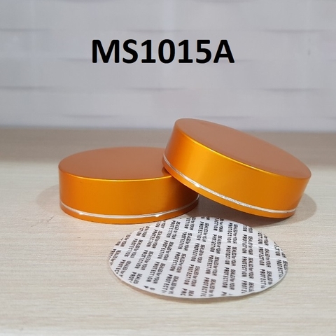 Nắp vàng đậm 1 viền + miếng siu Ø66