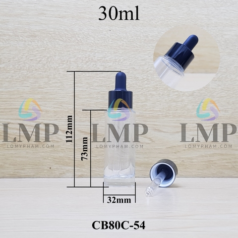 Chai thủy tinh nắp bóp khoen nhôm