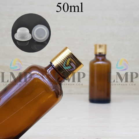 Chai tinh dầu nắp sọc 50ml