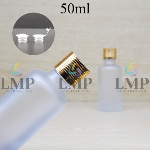 Chai tinh dầu phun mờ nắp sọc 50ml
