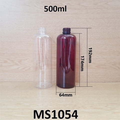 Chai PET dáng cao vai tròn 500ml