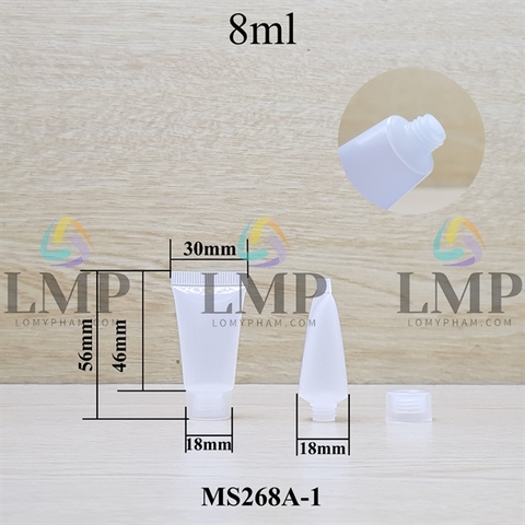 Tuýp nhựa miệng tuýp 5mm nắp vặn 8ml