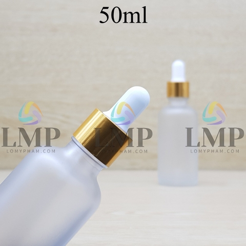Chai tinh dầu phun mờ nắp bóp khoen nhôm 50ml