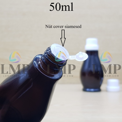 Chai đèn dầu nắp dày 50ml