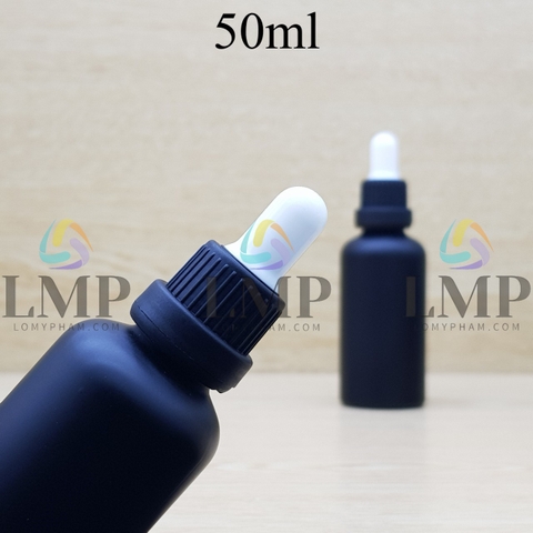Chai tinh dầu phun mờ nắp bóp sọc dày 50ml