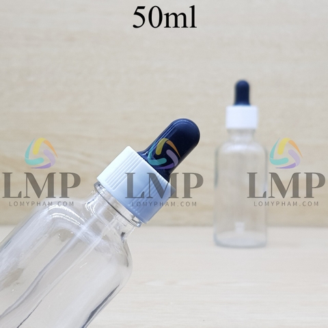 Chai tinh dầu nắp bóp khoen nhựa sọc 50ml